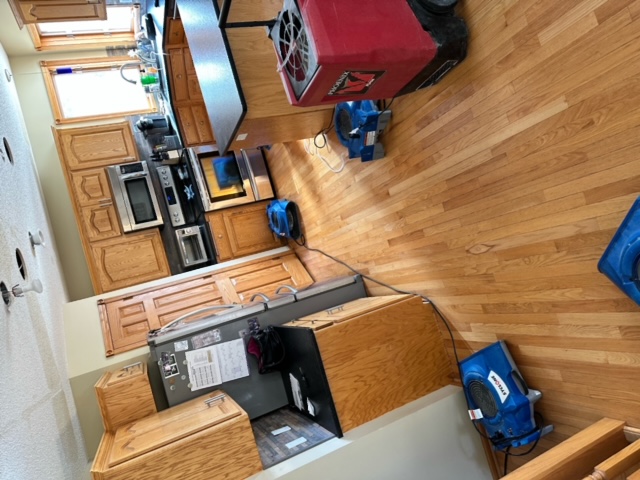 Professional water damage restoration equipment deployed in Annandale, MN